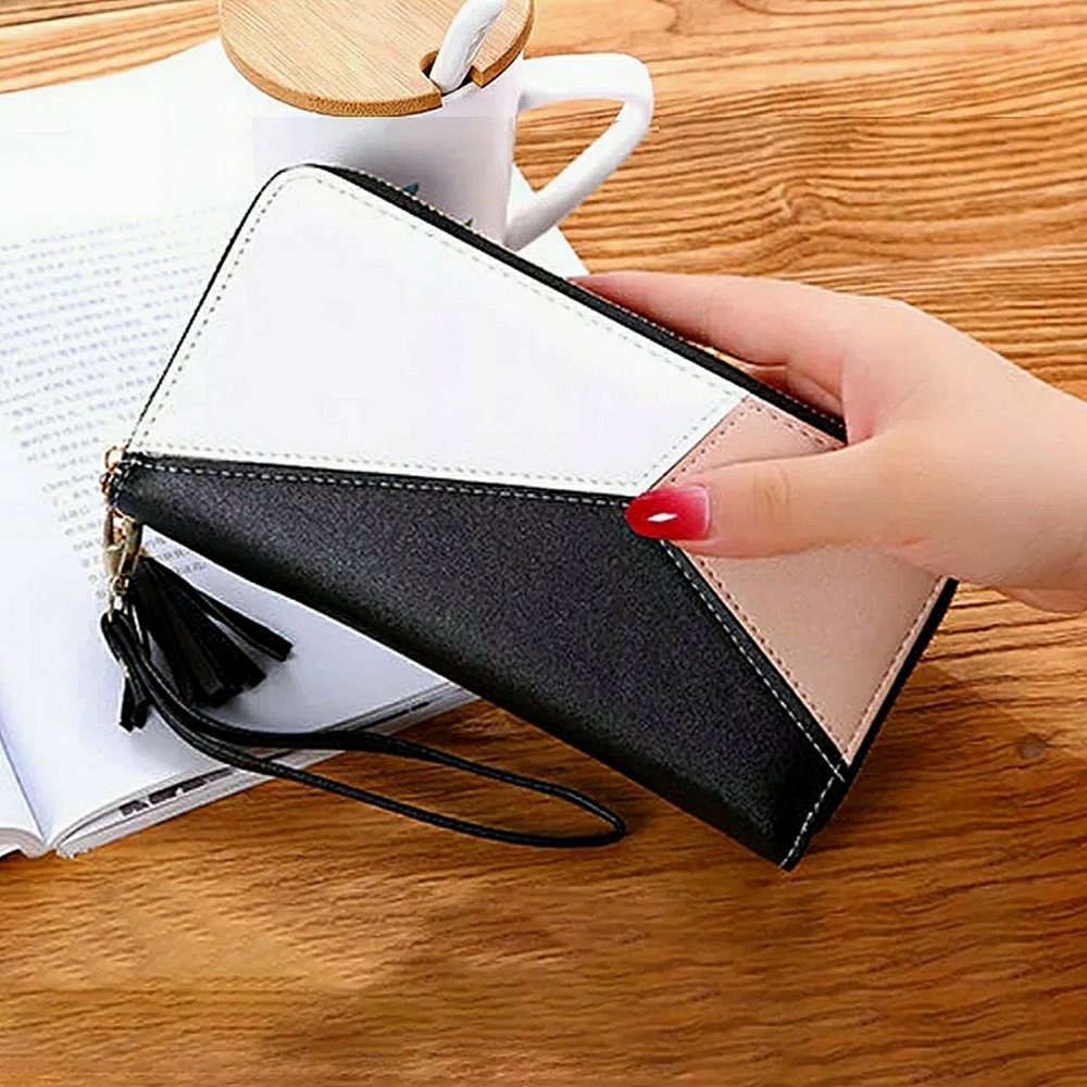 Leather Clutch/Long Wallet Card/Phone holder case